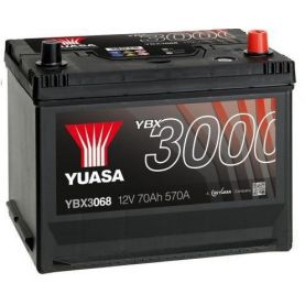 Автомобільний акумулятор YUASA SMF Japan 6СТ-70Ah АзЕ ASIA 570A (EN) YBX3068