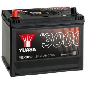 Автомобильный аккумулятор YUASA SMF Japan 6СТ-70Ah Аз ASIA 570A (EN) YBX3069