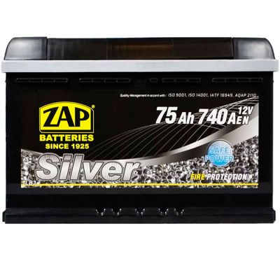 Автомобильный аккумулятор ZAP Silver 6СТ-75Ah АзЕ 740A  575 87