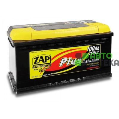 Автомобильный аккумулятор ZAP Plus 6СТ-100Ah АзЕ 760A (EN)