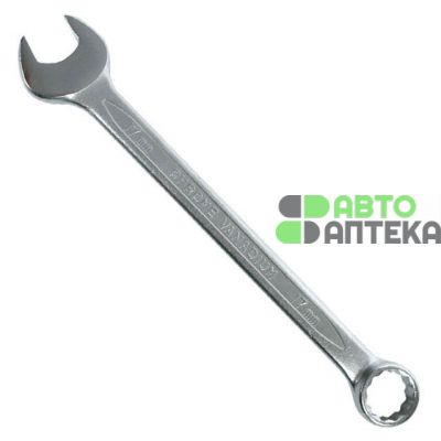 Ключ комбинированный 10 мм Cr-V, покрытие сатин-хром; PROF DIN3113 INTERTOOL XT-1010