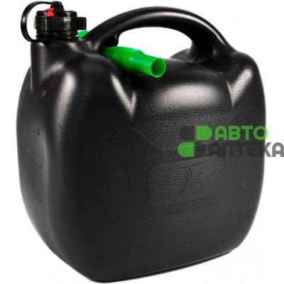 Каністра BOTTARI для палива пластикова з лійкою чорна 10л 28062