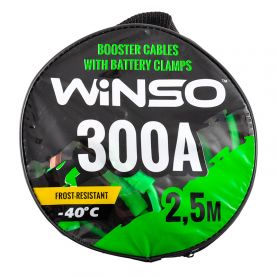 Пусковые провода WINSO 300А  2,5м  круглая сумка 138310