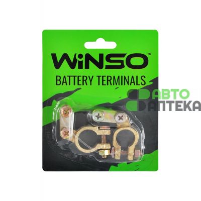 Клеммы аккумуляторные Winso Battery Terminals латунные 2шт блистер 95г 146100