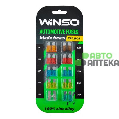 Запобіжник Winso Automotive Fuses 5А 7.5А 10А 15А 20А 25А 30А стандарт 155200