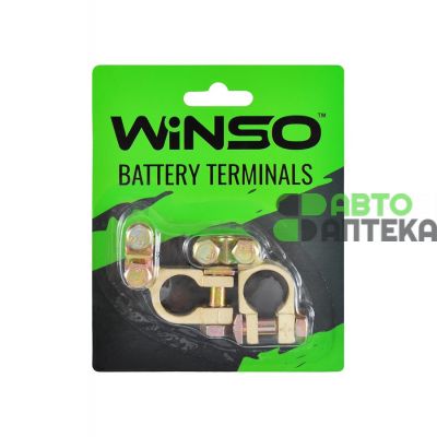 Клеммы аккумуляторные Winso Battery Terminals цинк медное покрытие 2шт блистер 146300