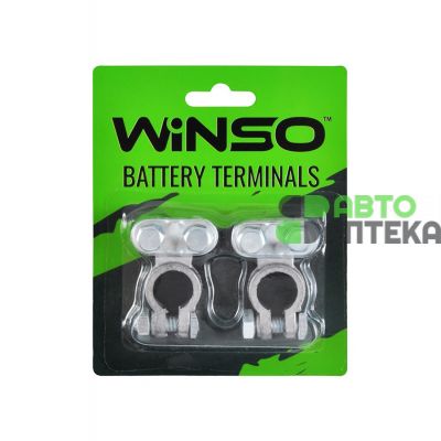 Клеммы аккумуляторные Winso Battery Terminals свинцовые 2шт блистер 146200