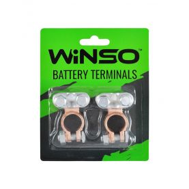 Клеммы аккумуляторные Winso Battery Terminals цинк медное покрытие 2шт блистер 95г 146700