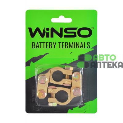 Клеммы аккумуляторные Winso Battery Terminals латунные 2шт блистер 146400