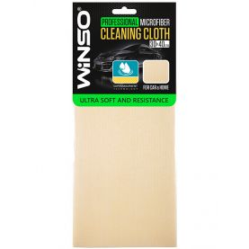 Серветка Winso Professional Microfiber Cleaning Cloth професійна суперабсорбуюча штучна замша жовта 30х40 150710