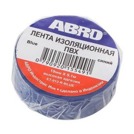 Изоляционная лента ABRO PVC Electrical Tape синяя ET-912 19мм*9,1м