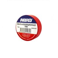 Ізоляційна стрічка ABRO PVC Electrical Tape червона ET-912 R 19мм * 9,1м