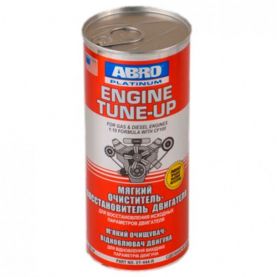 Очиститель двигателя ABRO Платинум востановитель мягкий Engine Tune-up 444мл ET-444-R