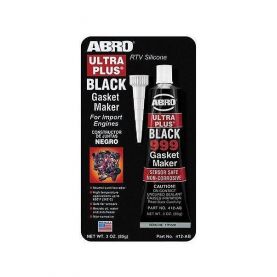Герметик прокладок ABRO Ultra Plus Black 999 Gasket Maker чорний + 343 ° C 412-AB 85г