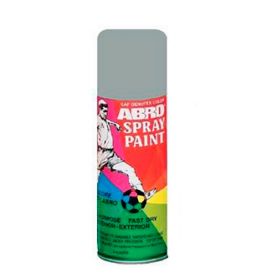 Аэрозольная краска спрей ABRO Sray Paint темно-серая 473мл PT-084