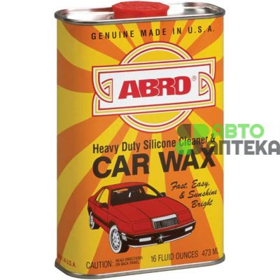 Автовоск ABRO Car Wax силиконовый 473мл SW-300