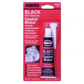 Герметик прокладка ABRO Black Gasket Maker чорний +260°C 42,5г 12-AB-42-R