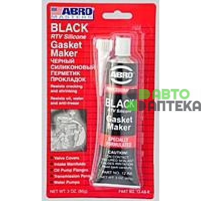 Герметик прокладка ABRO Black Gasket Maker чёрный +260°C 12-AB CH 85г