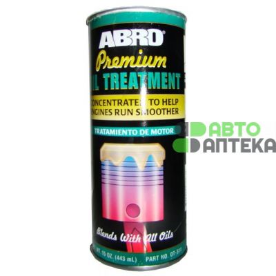 Присадка Abro Premium Oil Treatment в моторное масло OT-511 443мл