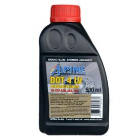 Тормозная жидкость ALPINE Brake Fluid DOT 4 LV 0,5л