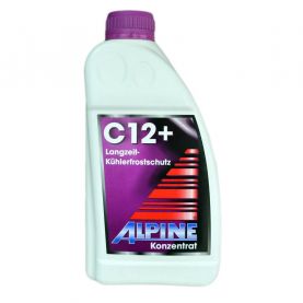 Антифриз Alpine C12+ Langzeitkuhlerfrostschutz концентрат -80°C фиолетовый 1л