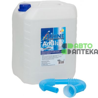Раствор мочевины ALPINE AdBlue ISO 22241 10л 9004-10