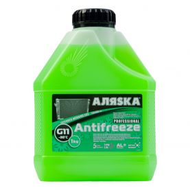 Антифриз Аляѕка G11 -30 зеленый 1л 9007