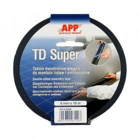 Клейкая лента APP TD SUPER двухсторонняя синяя 040820 6мм*10м