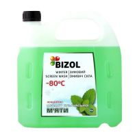 Омыватель стекла зимний BIZOL -80°C концентрат мята 1л B1290