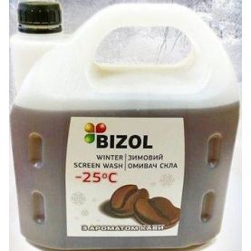 Омыватель стекла зимний BIZOL -25°C Кофе B1005 4л