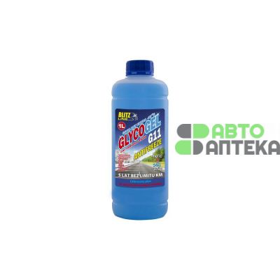 Антифриз Blitz Line Glycogel G11 ready-mix -37°C синий 1л