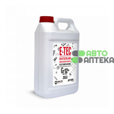 Антифриз E-TEC Gt12+ Glycsol концентрат червоний 4л 9585
