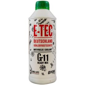 Антифриз E-TEC Glycsol G11 -40°C зелёный 1л 2853