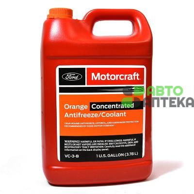 Антифриз FORD MOTORCRAFT Orange Antifreeze/Coolant G13 концентрат -74°C оранжевый 4л VC3B
