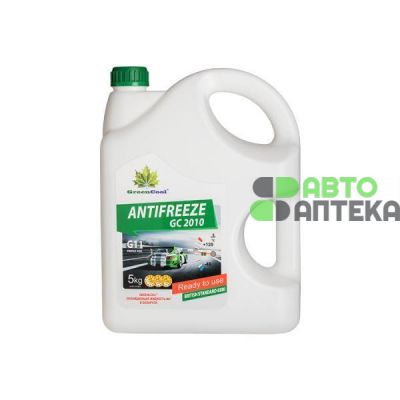 Антифриз GreenCool Antifreeze GC2010 G11 -40°C зелений 5л 791661