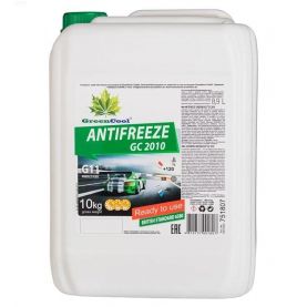 Антифриз GreenCool Antifreeze GC2010 G11 -40°C зелёный 10л 751807
