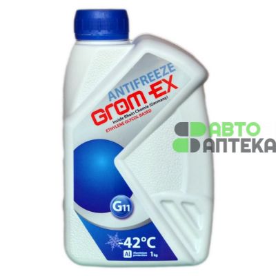 Антифриз GROM-EX G11 -42°C синий 1л