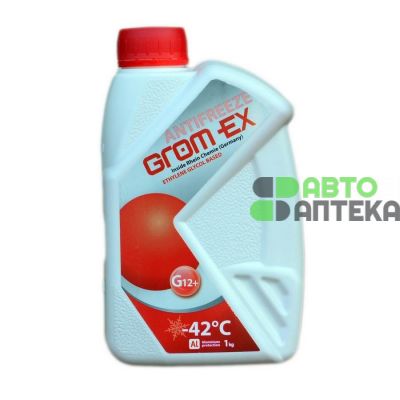 Антифриз GROM-EX G12+ -42°C красный 1л