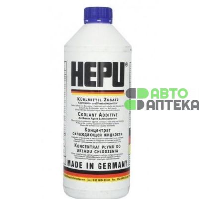 Антифриз HEPU G11 концентрат -80°C синий 1,5л