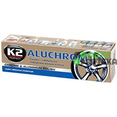 Полироль K2 Aluchrom для хромированных деталей 120г