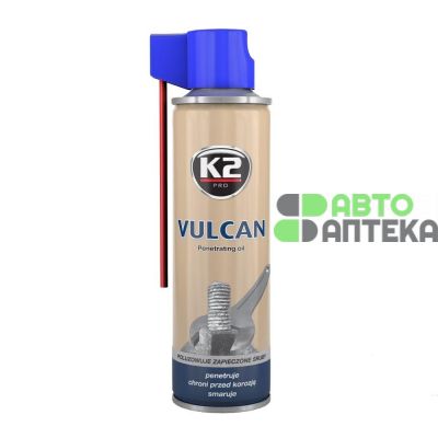 Смазка проникающая K2 Vulcan Жидкий ключ 250мл