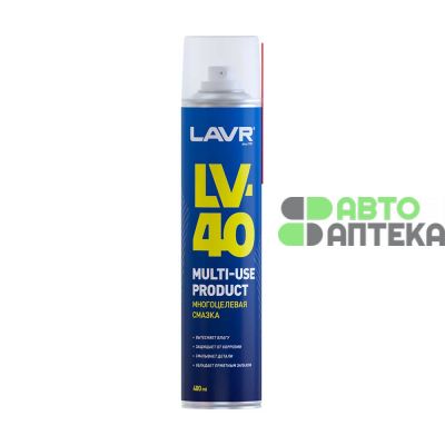 Смазка проникающая LAVR LV-40 Multipurpose grease 400мл Ln1485