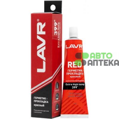 Герметик прокладка LAVR +399°C красный 85г Ln1737