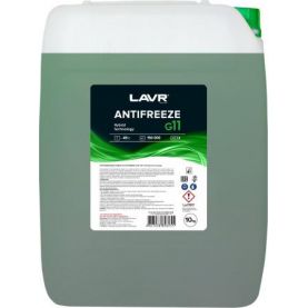 Антифриз LAVR Antifreeze Hybrid Technology G11 -45°C зеленый 10л Ln1707