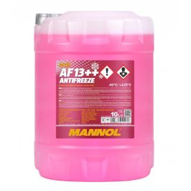 Антифриз MANNOL AF13++ High-Performance Antifreeze -40°C красный 10л MN4015-10