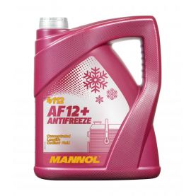 Антифриз MANNOL AF12+ Concentrated Longlife Antifreeze концентрат -80°C красный 5л MN4112-5