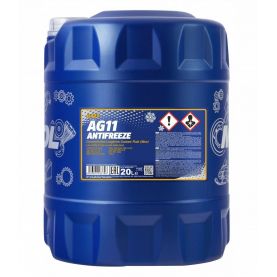 Антифриз MANNOL AG11 Concentrated Longterm Antifreeze концентрат -80°C синий 20л 4111