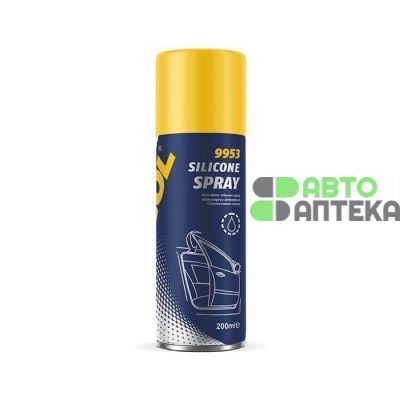 Смазка проникающая MANNOL Silicone Spray силиконовая 200мл 9953