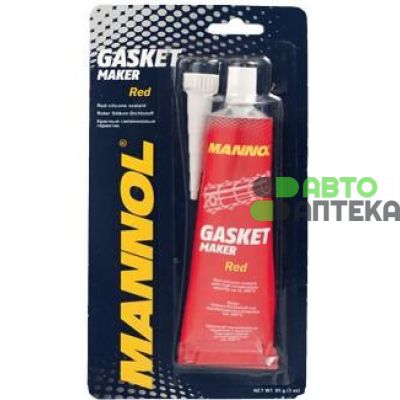 Герметик прокладка Mannol Red Gasket Maker + 300 ° C червоний 9914 85г