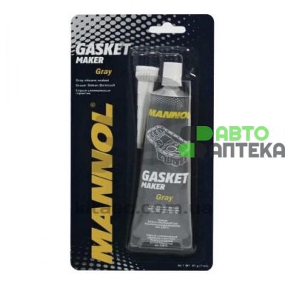 Герметик прокладка Mannol Gray Gasket Maker +230°C серый 9913 85г
